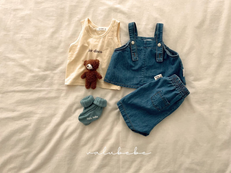 Valu Bebe - Korean Baby Fashion - #babyoutfit - Denim Vest - 8