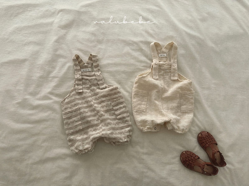 Valu Bebe - Korean Baby Fashion - #babyoutfit - Haru Dungarees Body Suit - 3