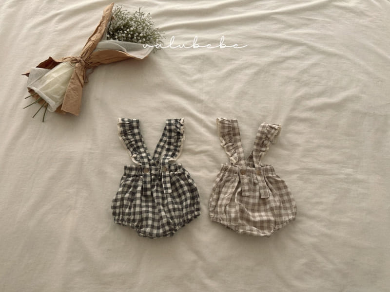 Valu Bebe - Korean Baby Fashion - #babywear - Lulu Dungarees Body Suit - 2