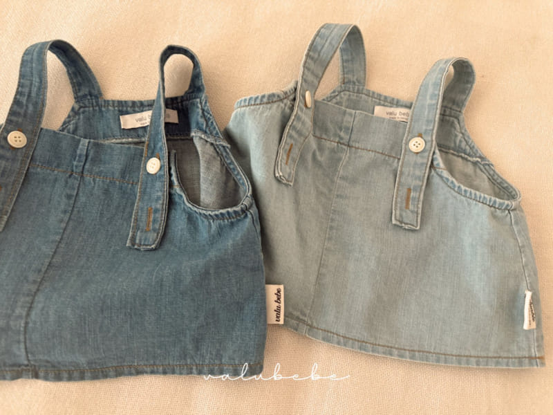 Valu Bebe - Korean Baby Fashion - #onlinebabyboutique - Denim Vest - 10