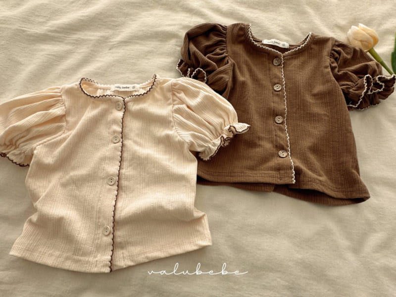 Valu Bebe - Korean Baby Fashion - #onlinebabyshop - Pin Coat Shirring Tee