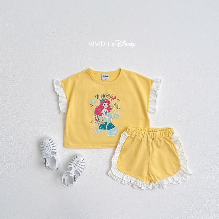 Vivid I - Korean Children Fashion - #Kfashion4kids - D Frill Top Bottom Set - 3