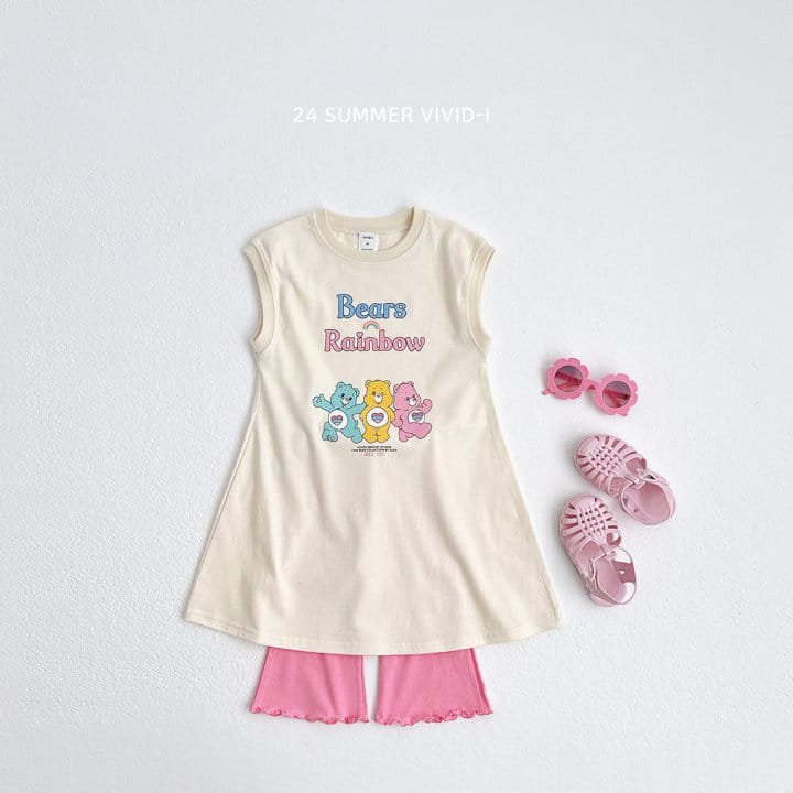 Vivid I - Korean Children Fashion - #Kfashion4kids - Rainbow Bear One-Piece - 11