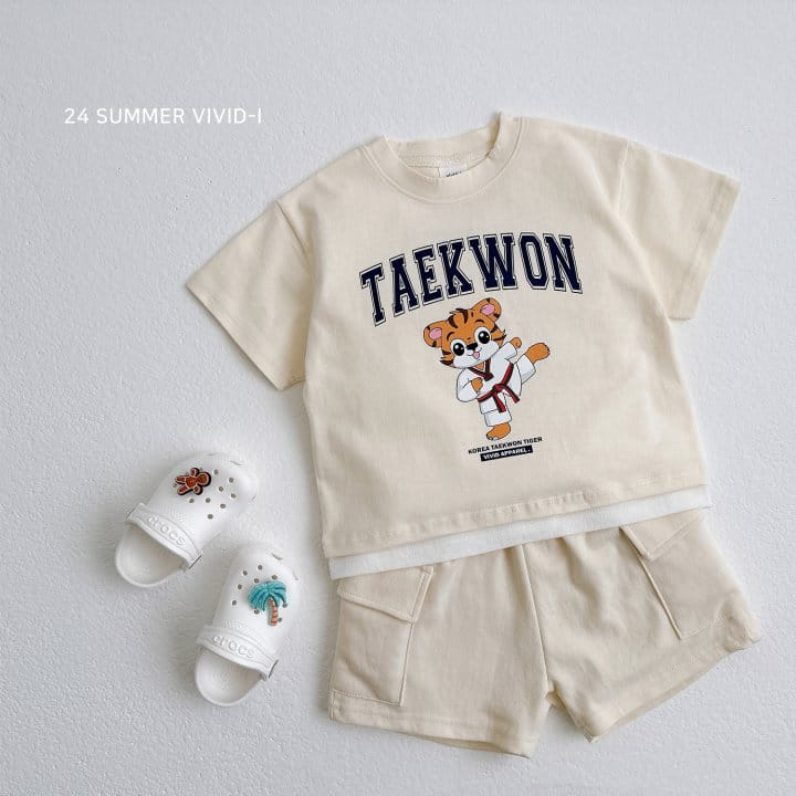 Vivid I - Korean Children Fashion - #Kfashion4kids - Taekwon Short Sleeve Tee - 11