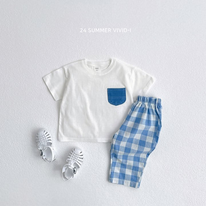 Vivid I - Korean Children Fashion - #Kfashion4kids - Check Check Straight Pants - 10