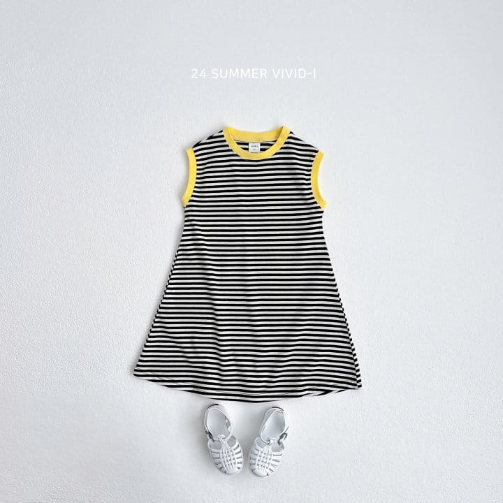 Vivid I - Korean Children Fashion - #childofig - Point ST One-Piece - 3