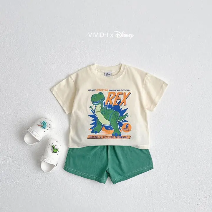 Vivid I - Korean Children Fashion - #childofig - D Lex Dino Tee - 6