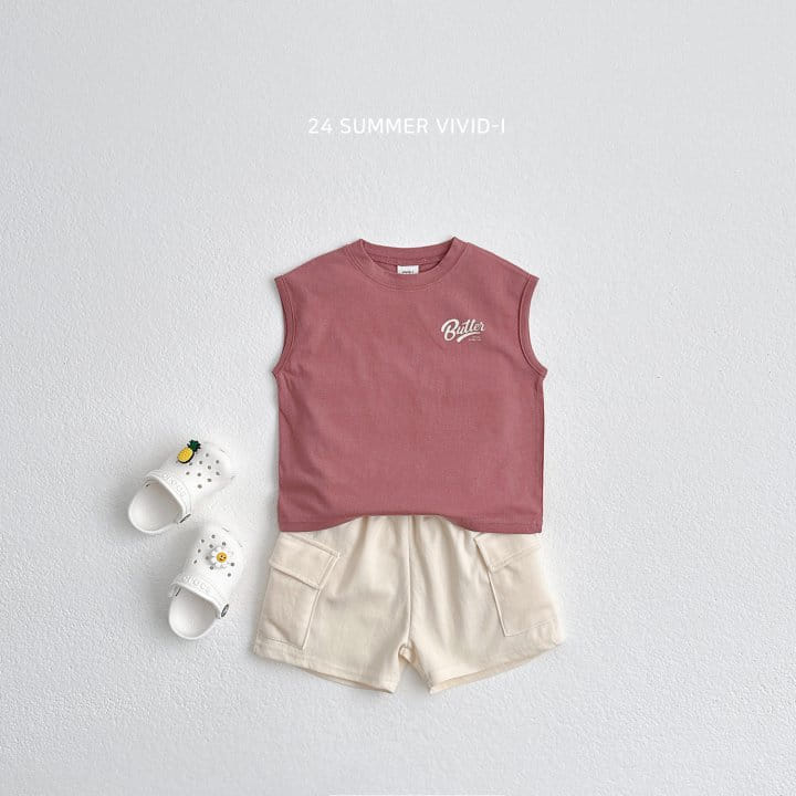 Vivid I - Korean Children Fashion - #childofig - Butter Sleeveless Tee - 10