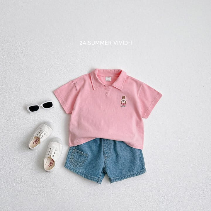 Vivid I - Korean Children Fashion - #childofig - Mini Pocket Denim Shorts - 8