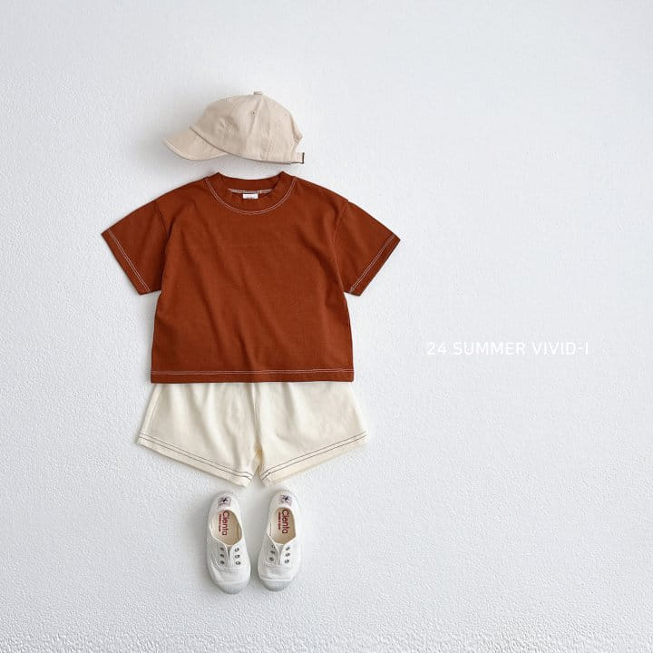 Vivid I - Korean Children Fashion - #childofig - Stitch Shorts - 2