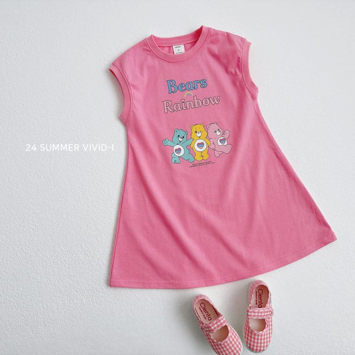 Vivid I - Korean Children Fashion - #childofig - Rainbow Bear One-Piece - 4