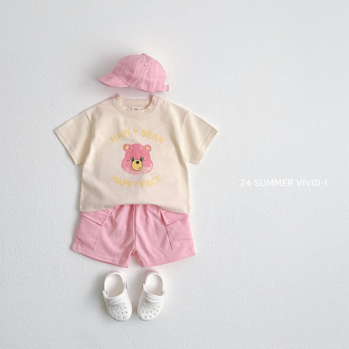 Vivid I - Korean Children Fashion - #childrensboutique - Face Bear Tee - 8