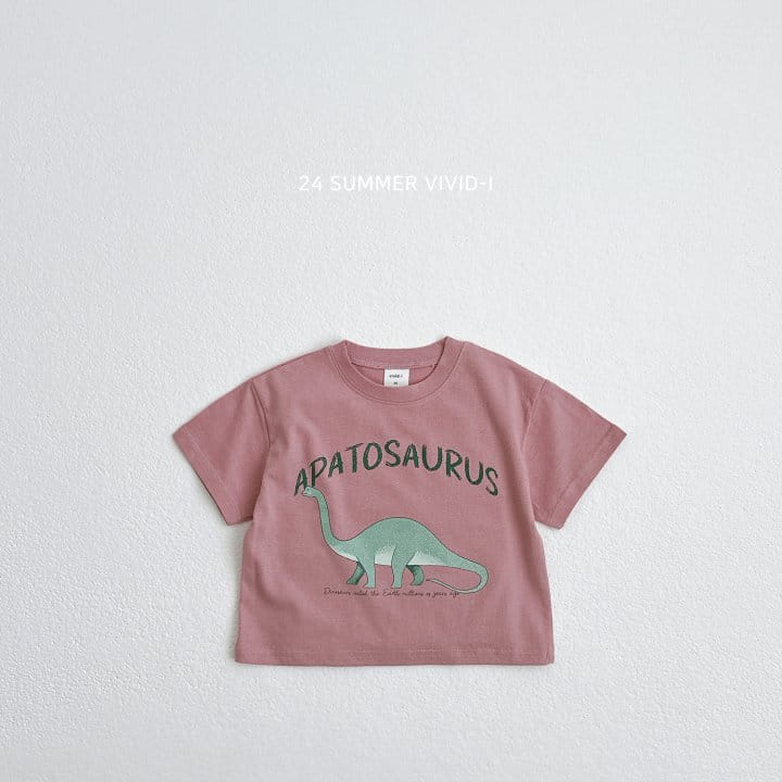 Vivid I - Korean Children Fashion - #childrensboutique - Summer Dino Short Sleeve Tee - 5