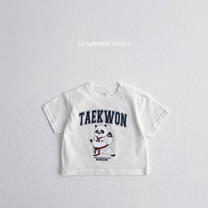 Vivid I - Korean Children Fashion - #childofig - Taekwon Short Sleeve Tee - 4