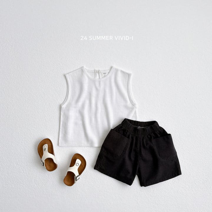 Vivid I - Korean Children Fashion - #childrensboutique - L Sleeveless Tee - 11