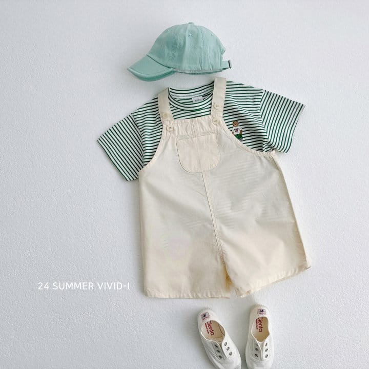 Vivid I - Korean Children Fashion - #childrensboutique - Summer Dungarees Pants - 6