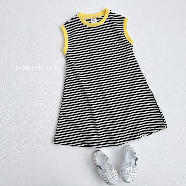 Vivid I - Korean Children Fashion - #designkidswear - Point ST One-Piece - 6