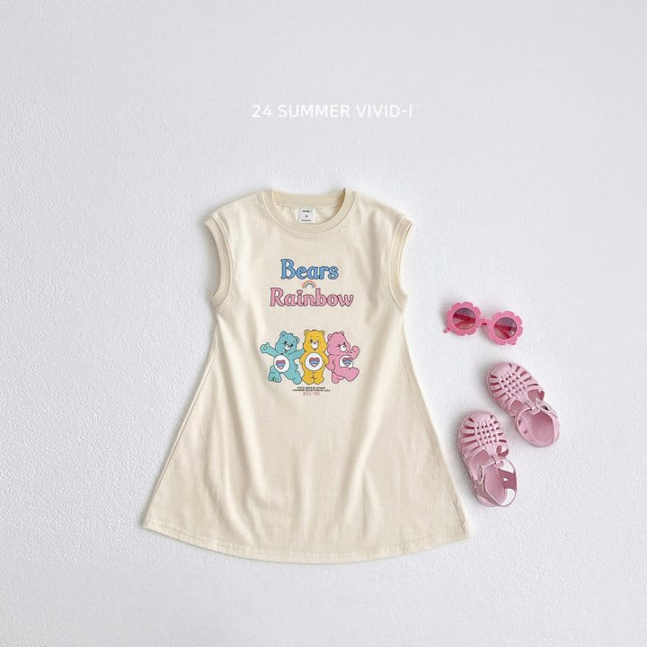 Vivid I - Korean Children Fashion - #designkidswear - Rainbow Bear One-Piece - 5