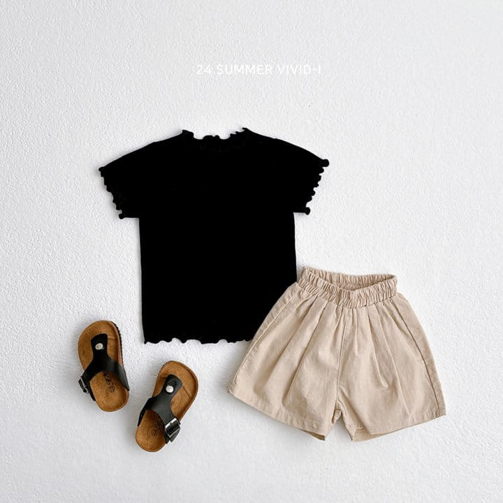 Vivid I - Korean Children Fashion - #childrensboutique - Vivid Terry Short Sleeve Tee - 4