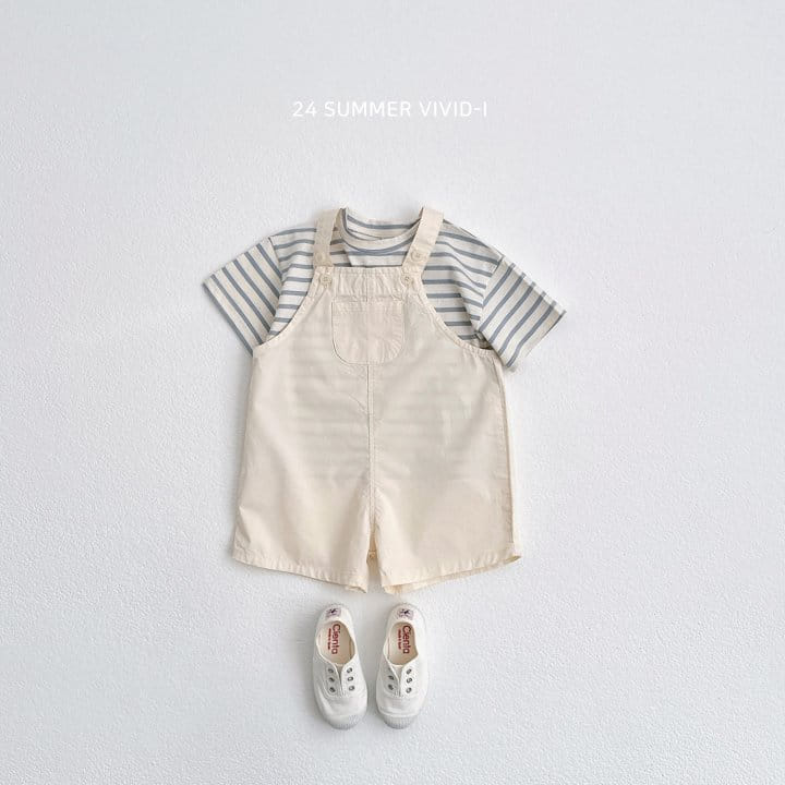 Vivid I - Korean Children Fashion - #designkidswear - Summer Dungarees Pants - 7