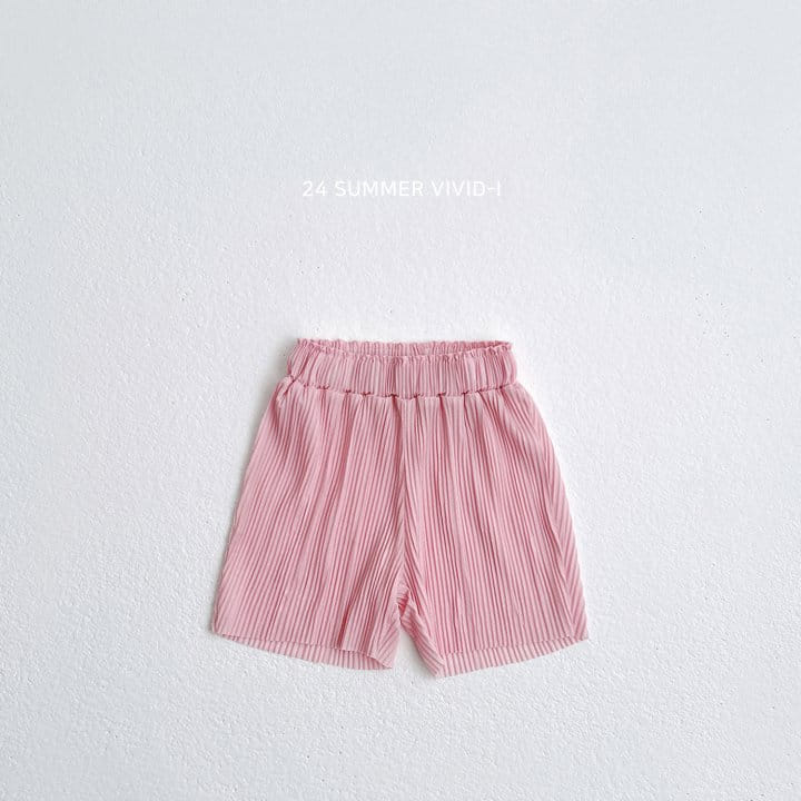 Vivid I - Korean Children Fashion - #designkidswear - Vivid Pleats Shorts - 2