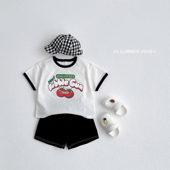 Vivid I - Korean Children Fashion - #discoveringself - Fruit Check Top Bottom Set - 6