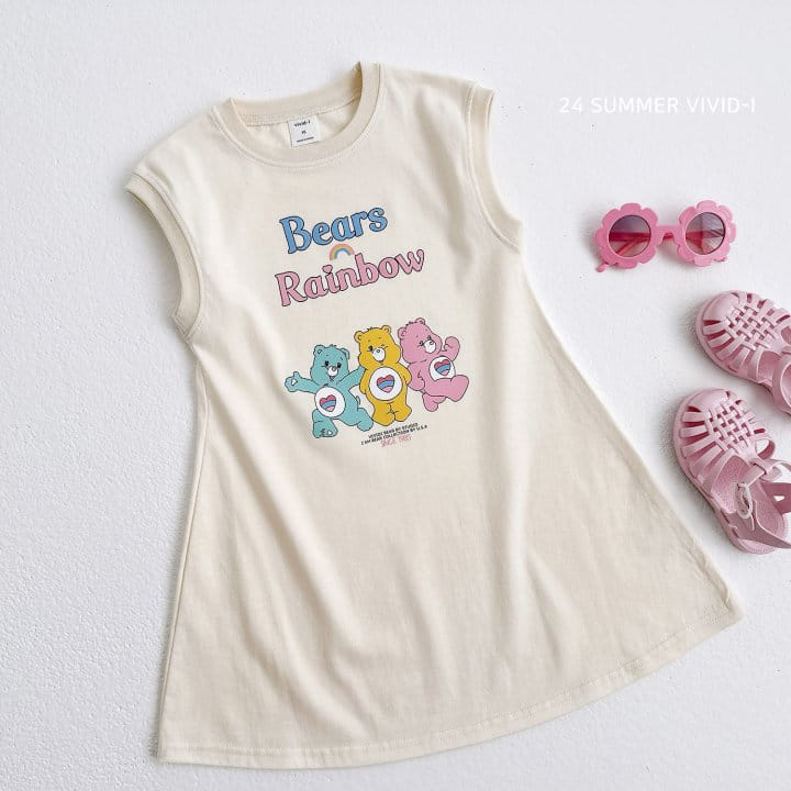 Vivid I - Korean Children Fashion - #discoveringself - Rainbow Bear One-Piece - 6