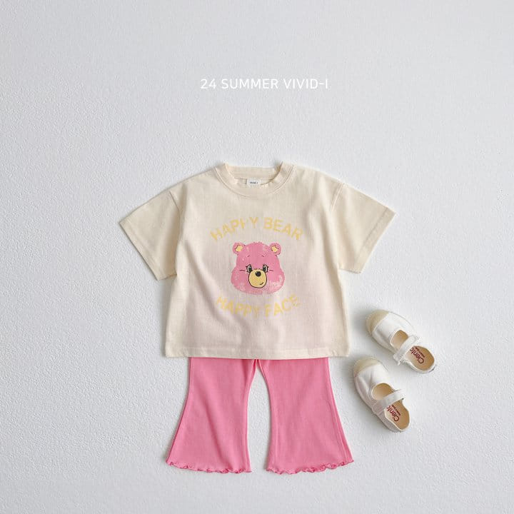 Vivid I - Korean Children Fashion - #discoveringself - Face Bear Tee - 10