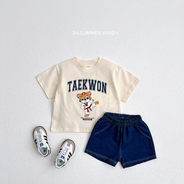 Vivid I - Korean Children Fashion - #discoveringself - Taekwon Short Sleeve Tee - 6