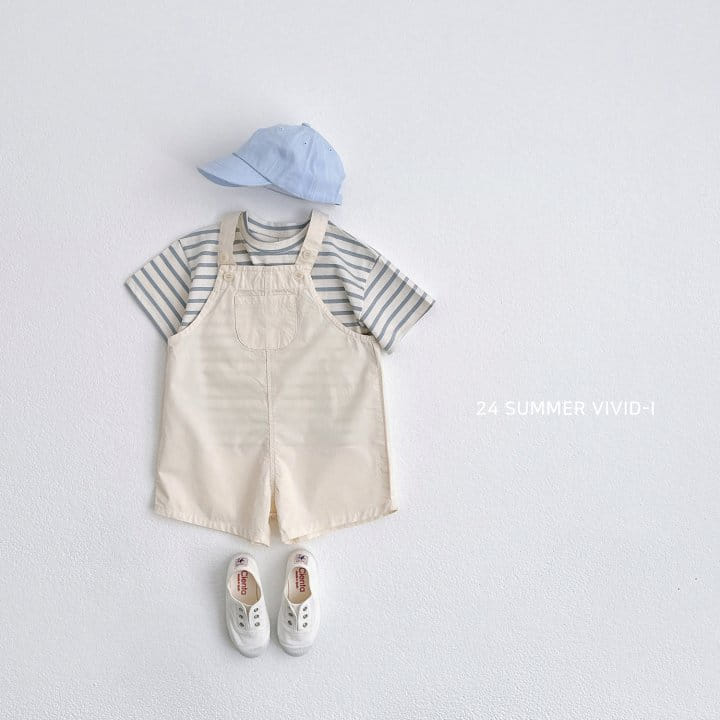 Vivid I - Korean Children Fashion - #discoveringself - Summer Dungarees Pants - 8