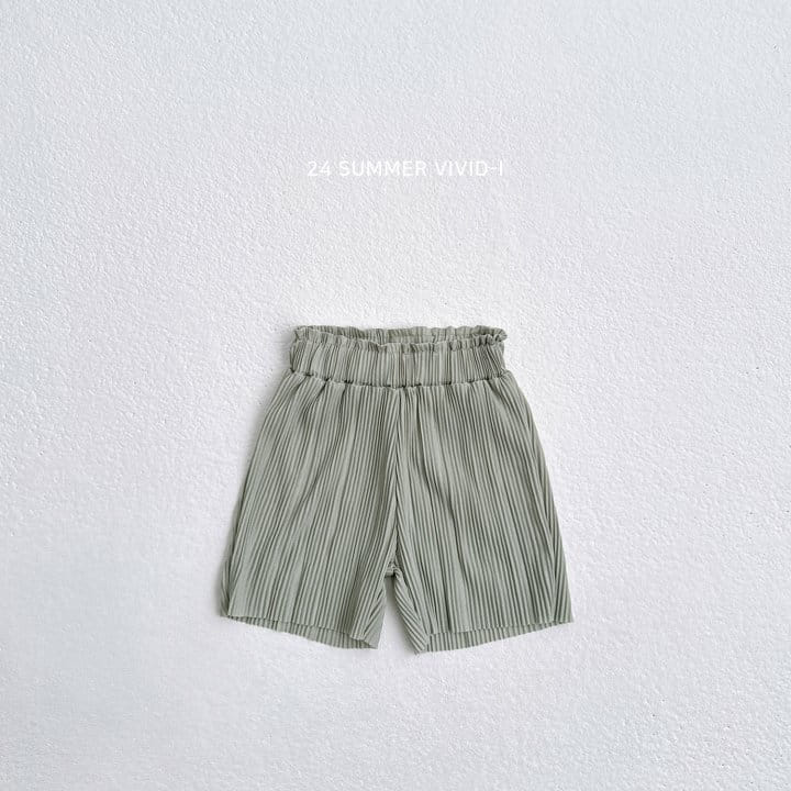 Vivid I - Korean Children Fashion - #discoveringself - Vivid Pleats Shorts - 3