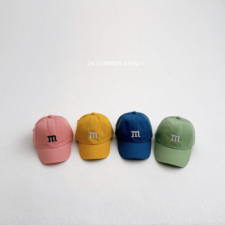 Vivid I - Korean Children Fashion - #fashionkids - M Embroidery Ball Cap