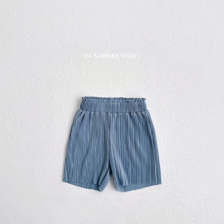 Vivid I - Korean Children Fashion - #discoveringself - Vivid Pleats Shorts - 4