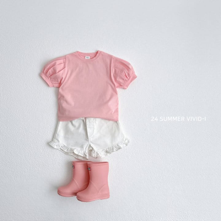 Vivid I - Korean Children Fashion - #discoveringself - Summer Frill Dneim Pants - 4