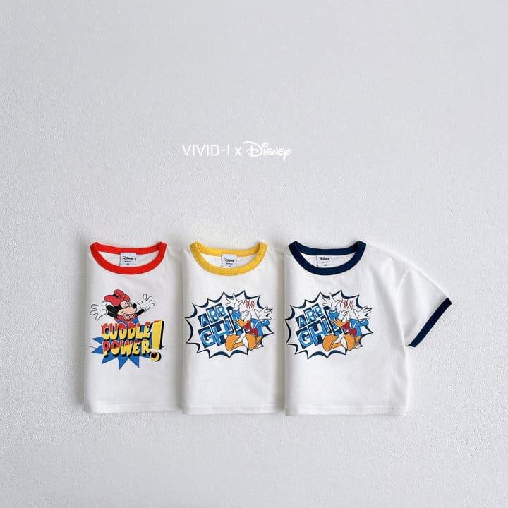 Vivid I - Korean Children Fashion - #kidsshorts - D Piping Tee