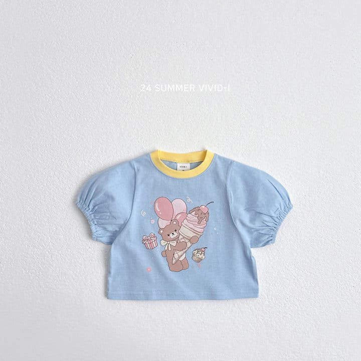 Vivid I - Korean Children Fashion - #fashionkids - Balloon Crop Tee - 4