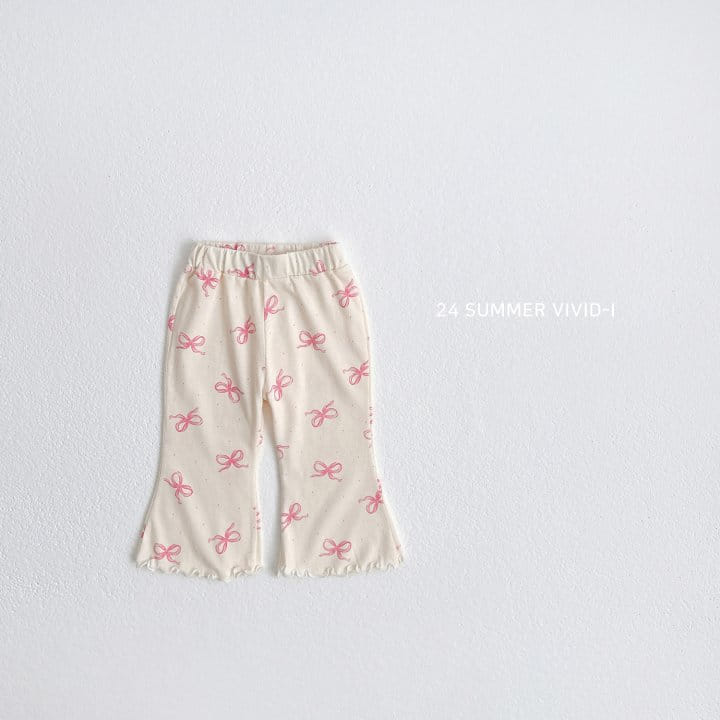 Vivid I - Korean Children Fashion - #kidsshorts - Pattern Wide Cropped Shorts - 3