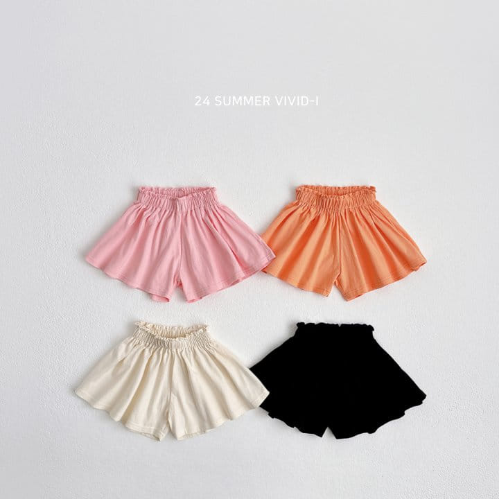 Vivid I - Korean Children Fashion - #kidsshorts - Summer Skirt Pants