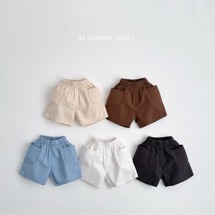 Vivid I - Korean Children Fashion - #kidsshorts - L Pocket Shorts