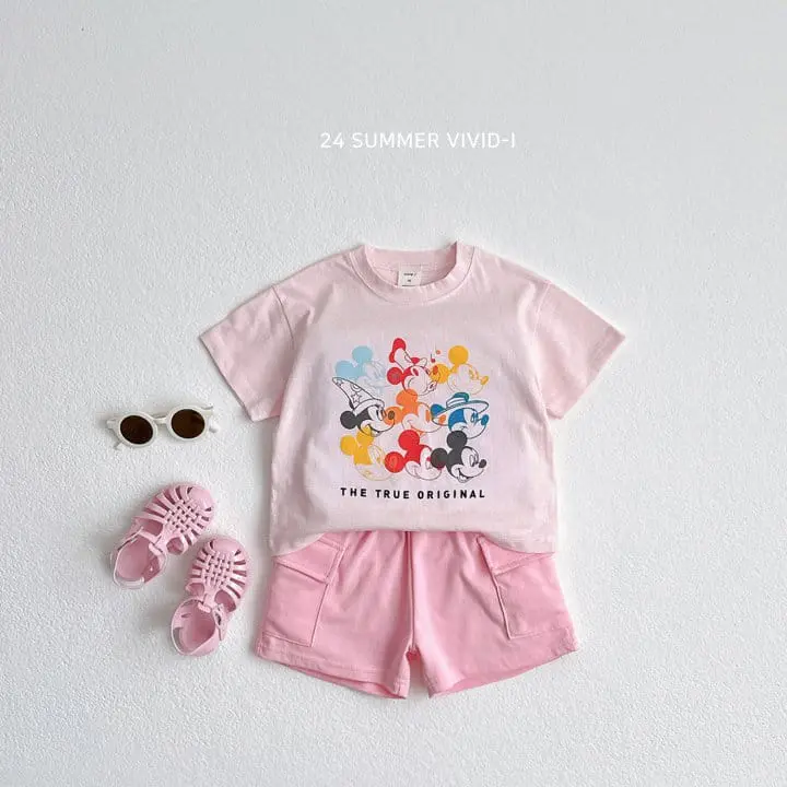 Vivid I - Korean Children Fashion - #kidsstore - M Face Short Sleeve Tee - 11