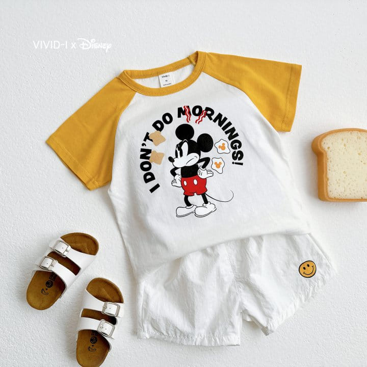 Vivid I - Korean Children Fashion - #kidsshorts - Smile Embroidery Shorts - 4