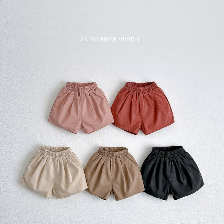 Vivid I - Korean Children Fashion - #kidsstore - Front Wrinkle C Shorts