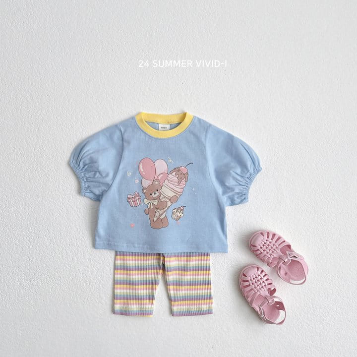 Vivid I - Korean Children Fashion - #kidzfashiontrend - Balloon Crop Tee - 6