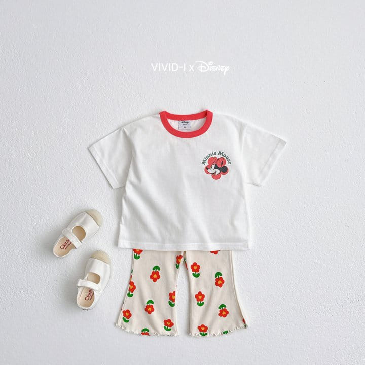 Vivid I - Korean Children Fashion - #littlefashionista - D Flower Face Tee - 6