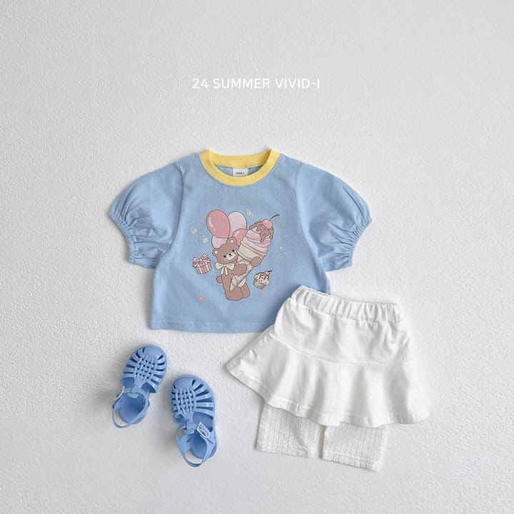 Vivid I - Korean Children Fashion - #littlefashionista - Balloon Crop Tee - 8