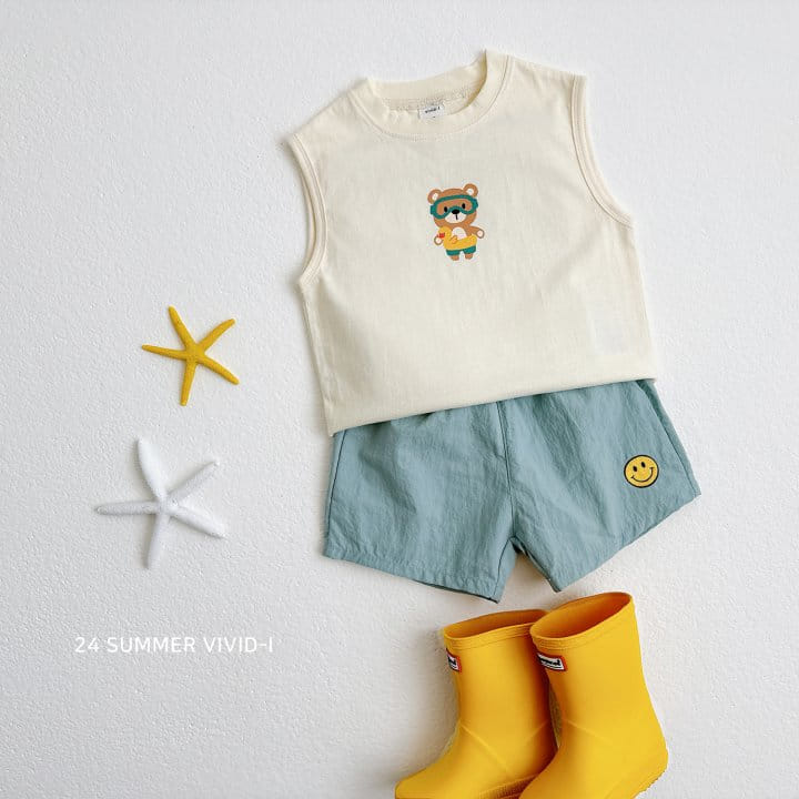 Vivid I - Korean Children Fashion - #magicofchildhood - Bear Tube Sleeveless Tee - 11