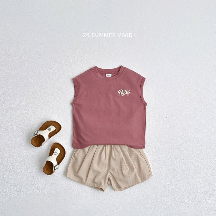 Vivid I - Korean Children Fashion - #minifashionista - Butter Sleeveless Tee - 8