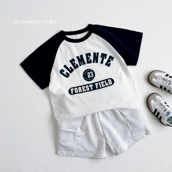 Vivid I - Korean Children Fashion - #minifashionista - Over Fit Basktball Raglan Tee - 7