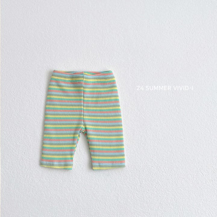 Vivid I - Korean Children Fashion - #magicofchildhood - Rainbow Leggings - 4