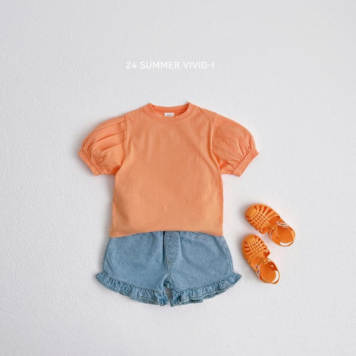 Vivid I - Korean Children Fashion - #minifashionista - Summer Frill Dneim Pants - 11